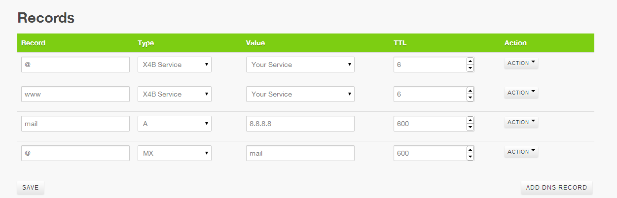 Website DNS Setup